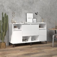  Sideboards 2 pcs High Gloss White 60x35x70 cm Engineered Wood