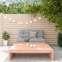  2 Piece Garden Lounge Set with Cushions Solid Wood Douglas