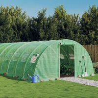  Greenhouse with Steel Frame Green 32 m² 8x4x2 m