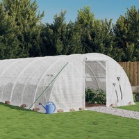  Greenhouse with Steel Frame White 56 m² 14x4x2 m