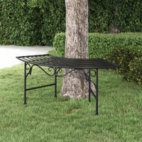  Tree Bench 113 cm Black Steel