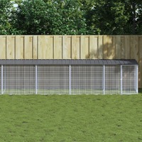  Chicken Cage with Roof Anthracite 1003x98x90 cm Galvanised Steel