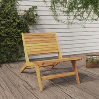  Garden Chair Solid Wood Teak