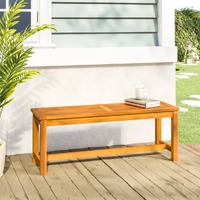  Garden Bench 110x35x45 cm Solid Wood Acacia