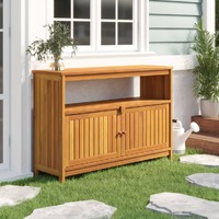  Garden Console Table 110x35x75 cm Solid Wood Acacia