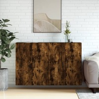  Wall Mounted Cabinets 2 pcs Smoked Oak Engineered Wood
