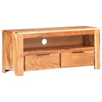  TV Cabinet 90x30x40 cm Solid Acacia Wood