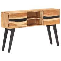  Sideboard 120x30x75 cm Solid Acacia Wood
