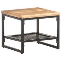  Side Table 40x40x35 cm Solid Acacia Wood