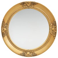  Wall Mirror Baroque Style 50 cm Gold