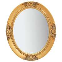  Wall Mirror Baroque Style 50x60 cm Gold
