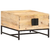  Coffee Table 67x67x45 cm Solid Mango Wood