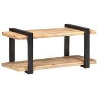  TV Cabinet 90x40x40 cm Rough Mango Wood