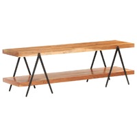  TV Cabinet 160x40x50 cm Solid Acacia Wood
