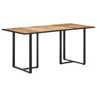  Dining Table 160 cm Rough Mango Wood
