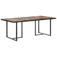  Dining Table 200 cm Solid Reclaimed Wood