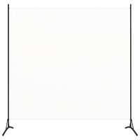  Room Divider White 175x180 cm Fabric