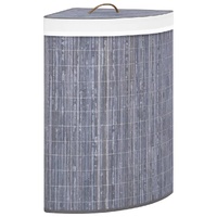  Bamboo Corner Laundry Basket Grey 60 L
