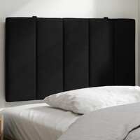  Headboard Cushion Black 90 cm Velvet