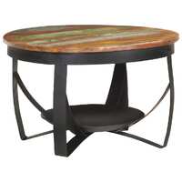  Coffee Table Ø68x43 cm Solid Reclaimed Wood