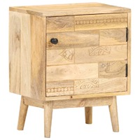  Bedside Cabinet 40x30x50 cm Solid Mango Wood