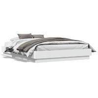  Bed Frame without Mattress White 135x190 cm