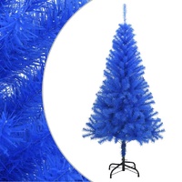  Artificial Christmas Tree with Stand Blue 150 cm PVC