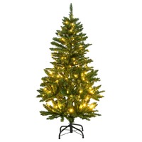  Artificial Hinged Christmas Tree 150 LEDs 120 cm