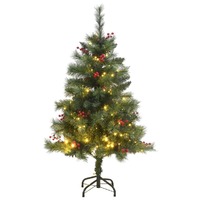  Artificial Hinged Christmas Tree 150 LEDs 150 cm