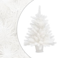  Artificial Christmas Tree Lifelike Needles White 65 cm