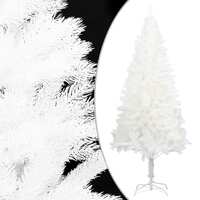  Artificial Christmas Tree Lifelike Needles White 210 cm