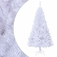  Artificial Christmas Tree with Thick Branches White 150 cm PVC
