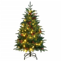  Artificial Hinged Christmas Tree 150 LEDs 150 cm