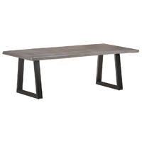  Coffee Table with Live Edges 115x60x40 cm Solid Acacia Wood