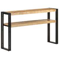  Console Table 120x30x75 cm Rough Mango Wood