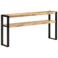  Console Table 150x30x75 cm Rough Mango Wood