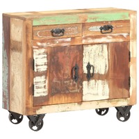  Sideboard 80x30x70 cm Solid Reclaimed Wood