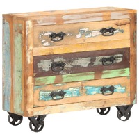  Sideboard 80x30x70 cm Solid Reclaimed Wood
