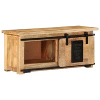  TV Cabinet 90x35x40 cm Solid Wood Mango