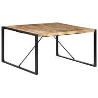  Dining Table 140x140x75 cm Solid Wood Mango