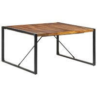  Dining Table 140x140x75 cm Solid Wood