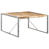  Dining Table 140x140x75 cm Solid Wood Mango