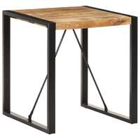  Dining Table 70x70x75 cm Solid Wood Mango