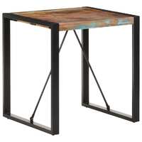  Dining Table 70x70x75 cm Solid Wood Reclaimed