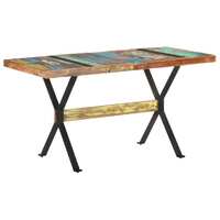  Dining Table 140x70x76 cm Solid Reclaimed Wood