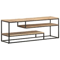  TV Cabinet 130x30x45 cm Rough Mango Wood