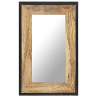  Mirror 80x50 cm Solid Mango Wood