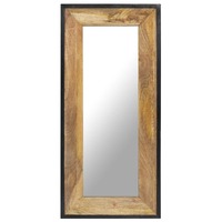  Mirror 110x50 cm Solid Mango Wood