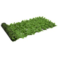  Balcony Privacy Screen with Green Leaves 600x75 cm