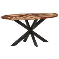  Dining Table 160x90x75cm Solid Acacia Wood